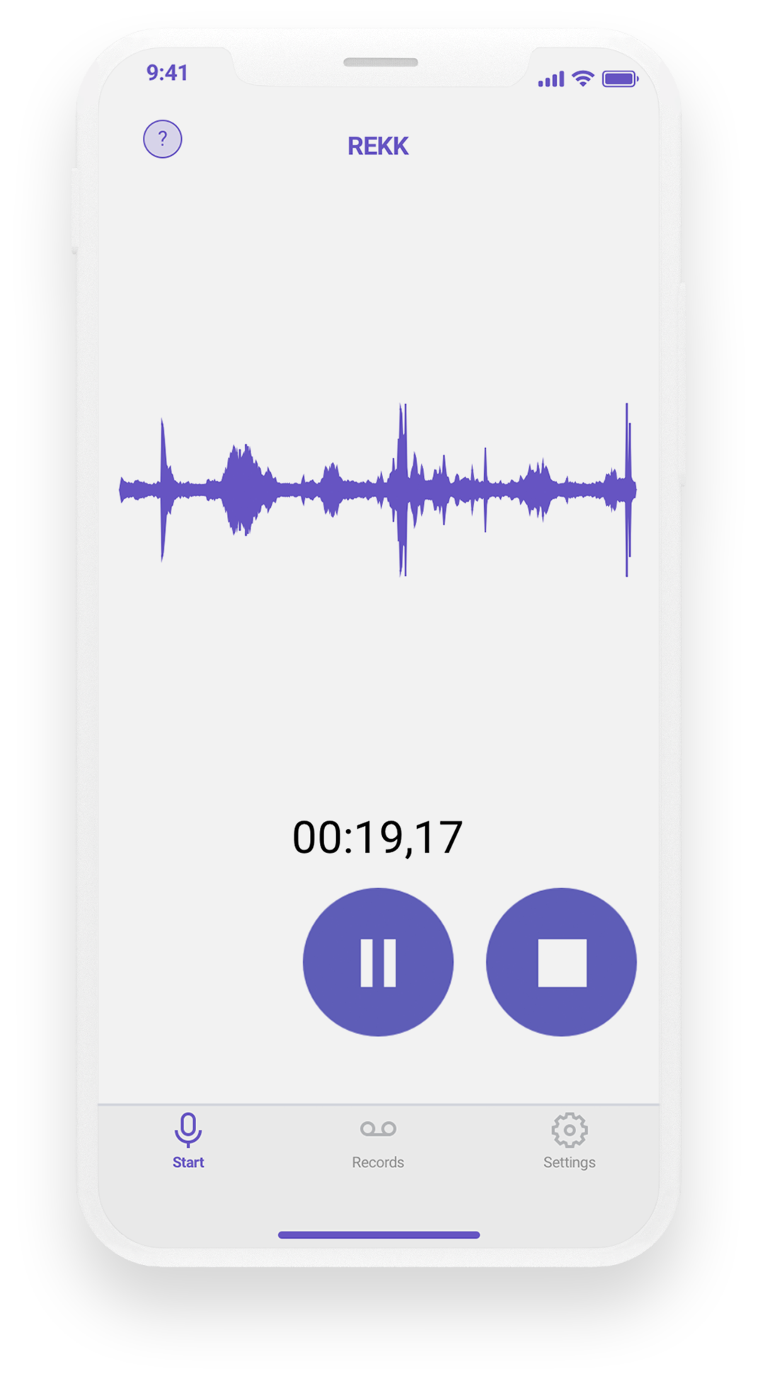 REKK Voice Recording For IPhone